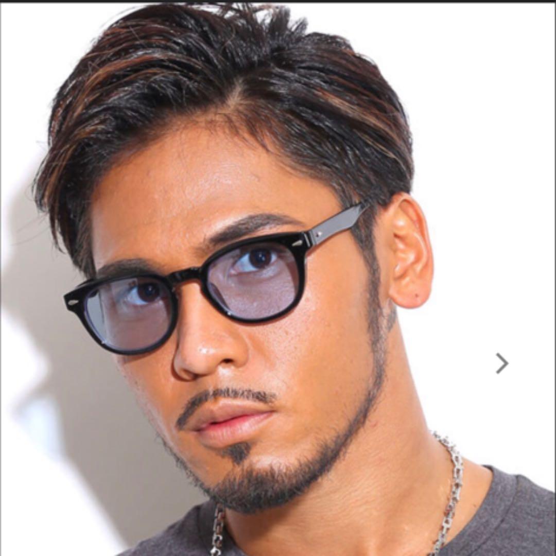 在庫あり ブルースモーク レンズ ボストン サングラス メンズ レディース 伊達メガネ Menara Fm Com