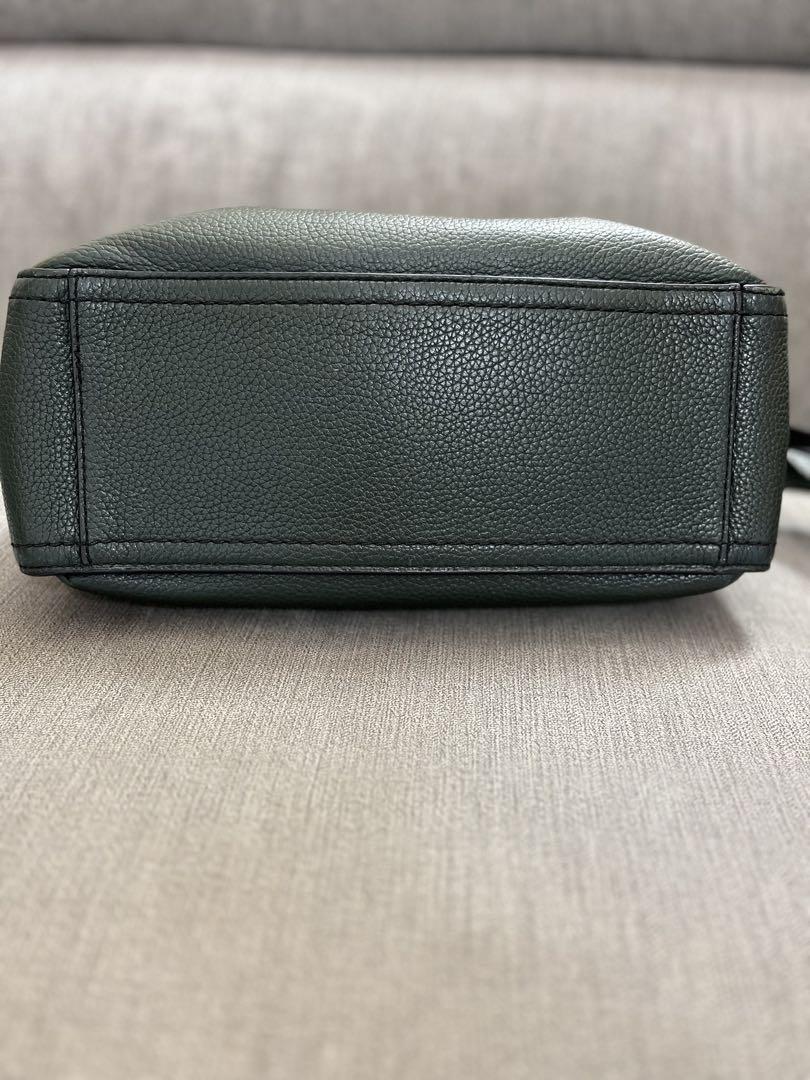 MARC JACOBS 緑 レザー ショルダーバッグ