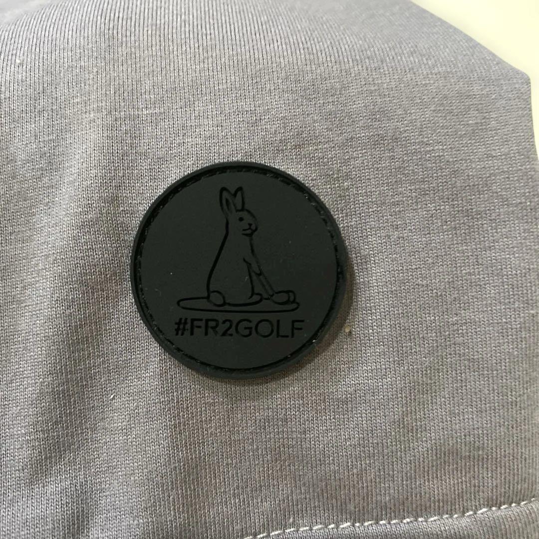 FR2 GOLF ポロシャツ　半袖　ビッグロゴマーク　グレー　S FR2 GOLF ポロシャツ 半袖 ビッグロゴマーク グレー S - メルカリ