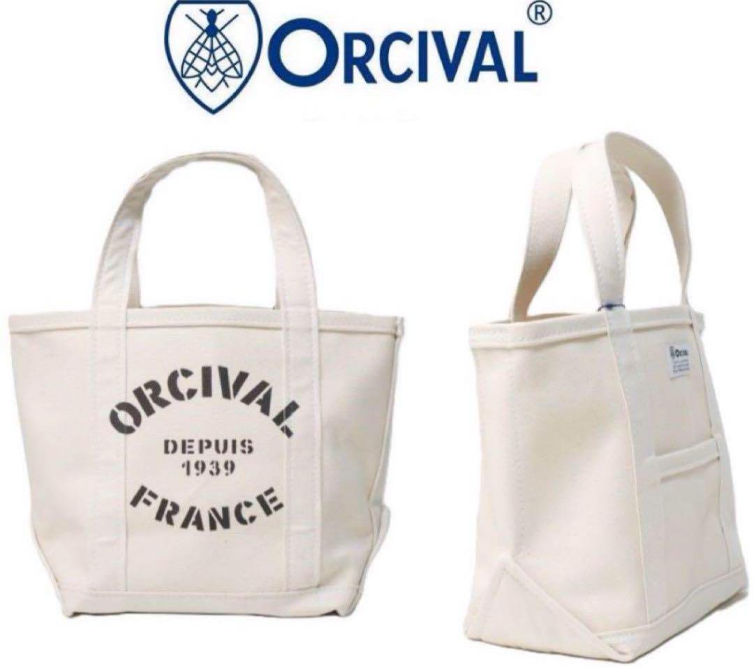 《本日限定》ORCIVAL オーシバル キャンバストートバッグ ブラックプリントバッグ