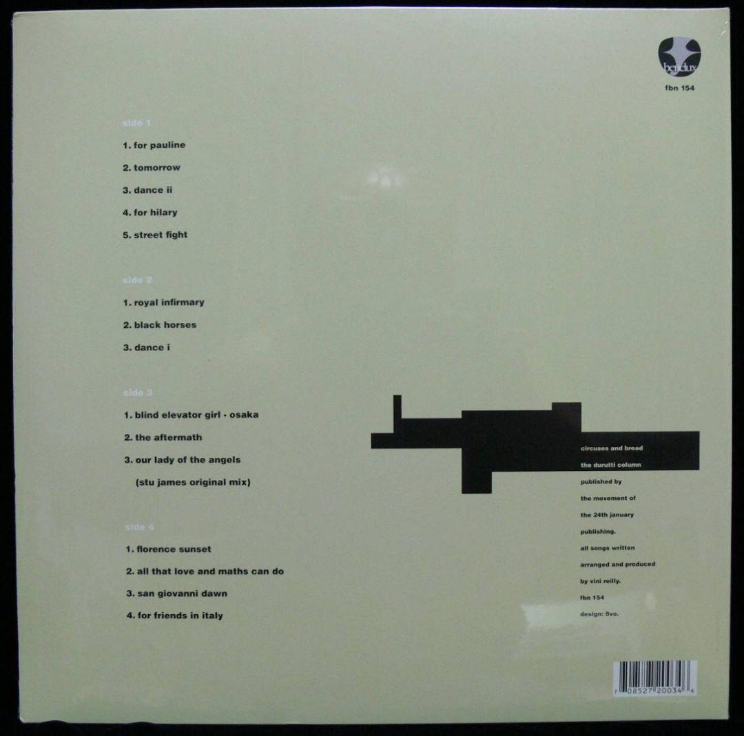 未使用品 アナログレコード 2LP 再販盤　Circuses and Bread 未使用品 アナログレコード 2LP 再販盤 Circuses and Bread