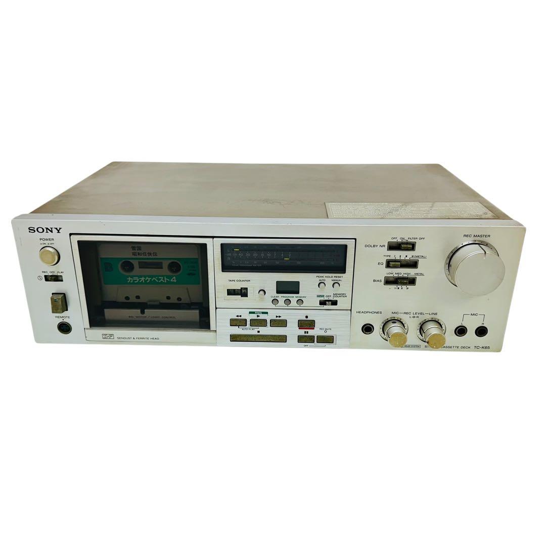 SONY カセットデッキ　TC-K65