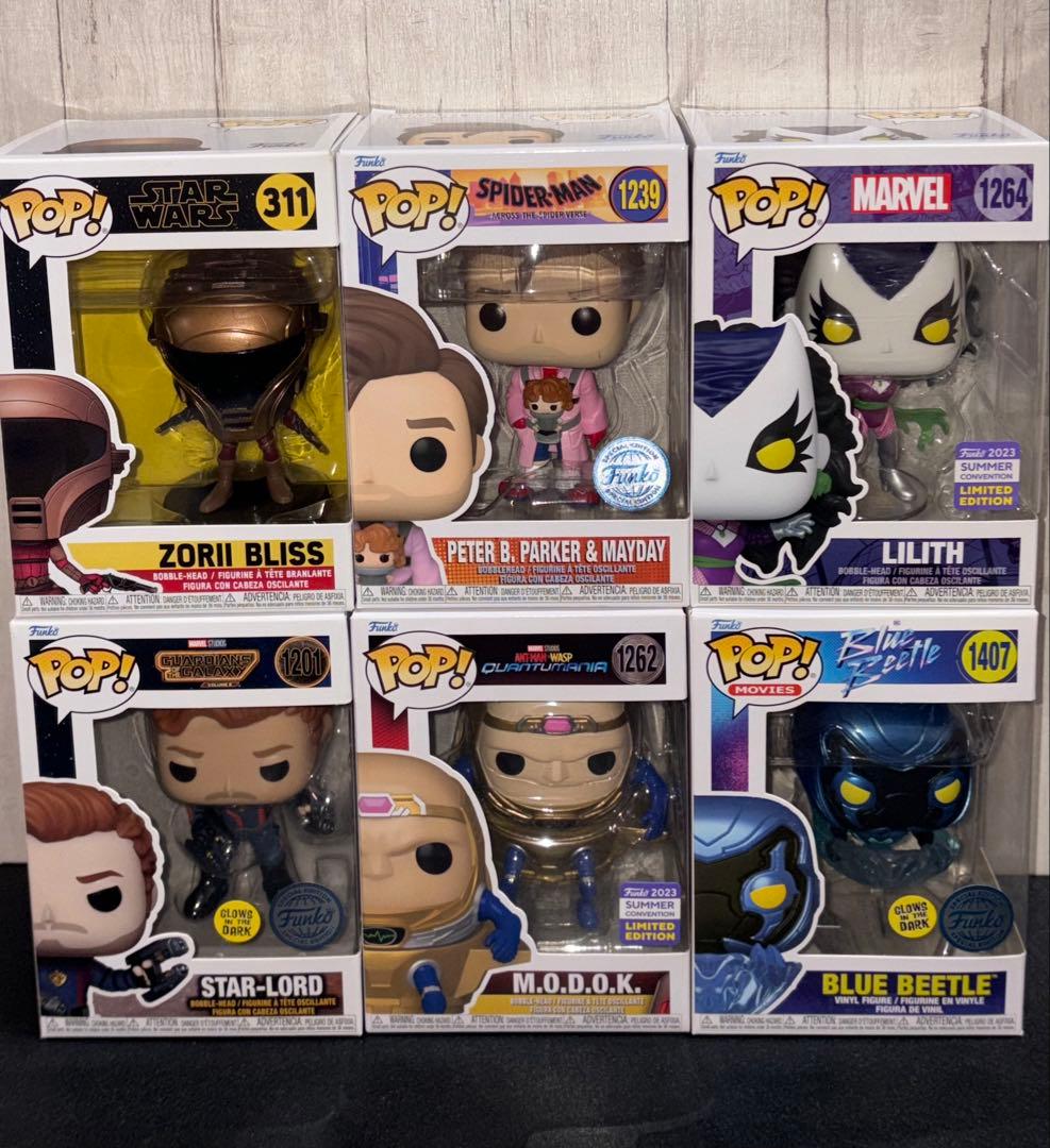 コミコン Funko POP モードック リリス スターロード ビートル