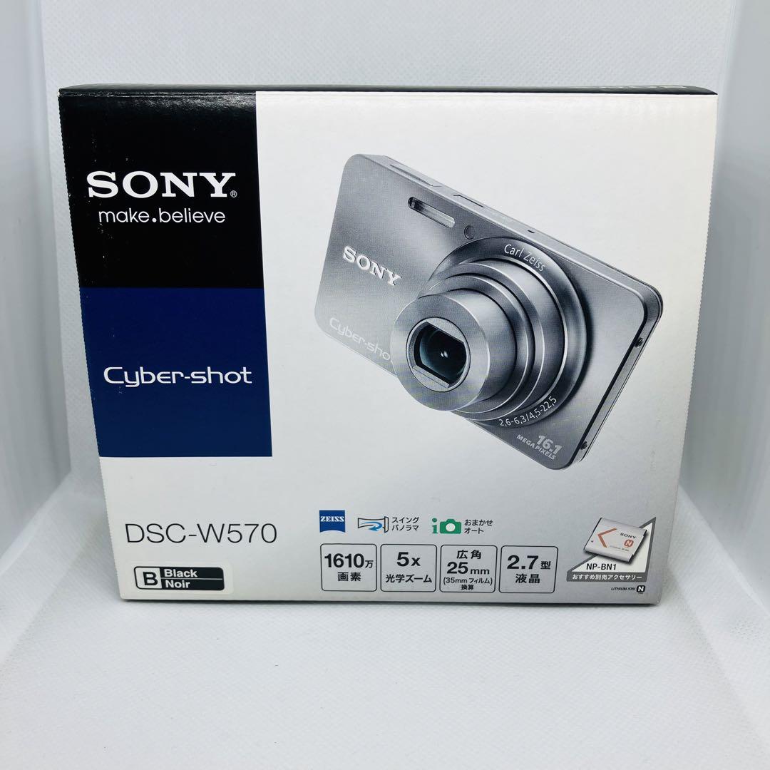 ✨極極美品SONY サイバーショット DSC-W570 ブラック デジタルカメラ