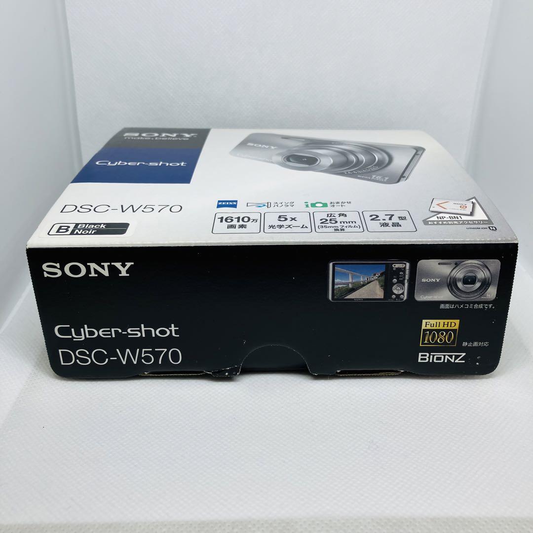 ✨極極美品SONY サイバーショット DSC-W570 ブラック デジタルカメラ