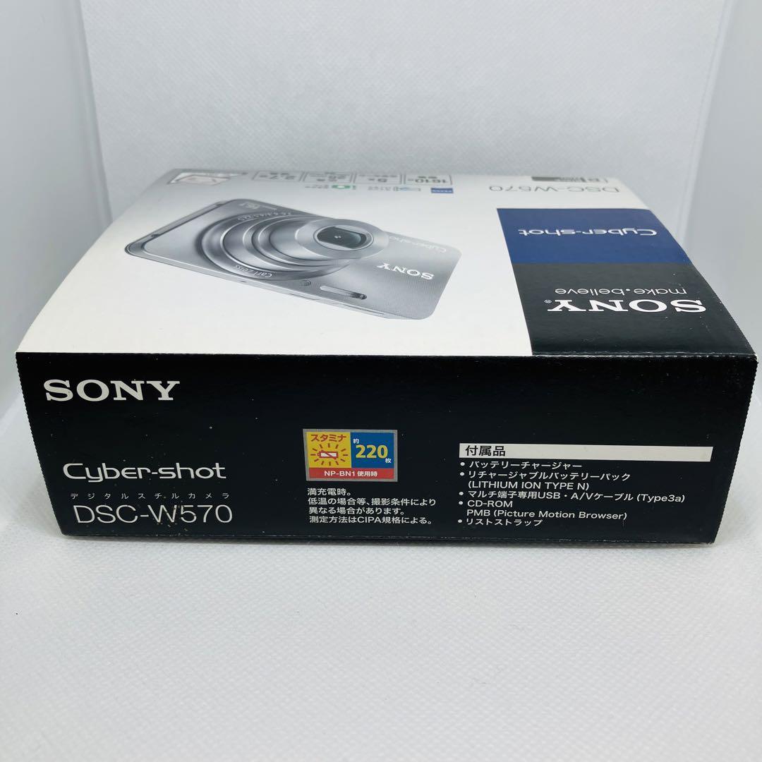 ✨極極美品SONY サイバーショット DSC-W570 ブラック デジタルカメラ