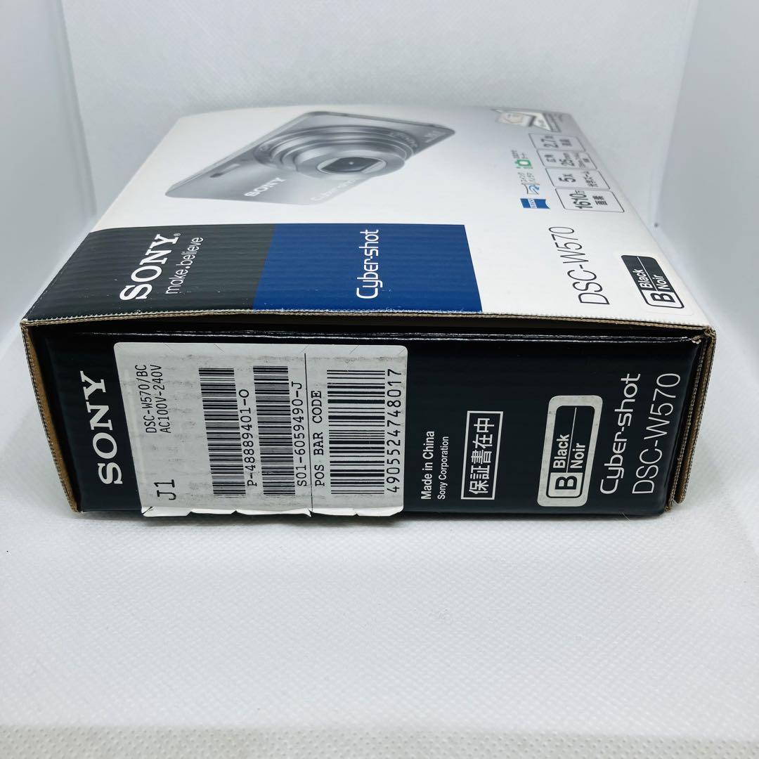 ✨極極美品SONY サイバーショット DSC-W570 ブラック デジタルカメラ