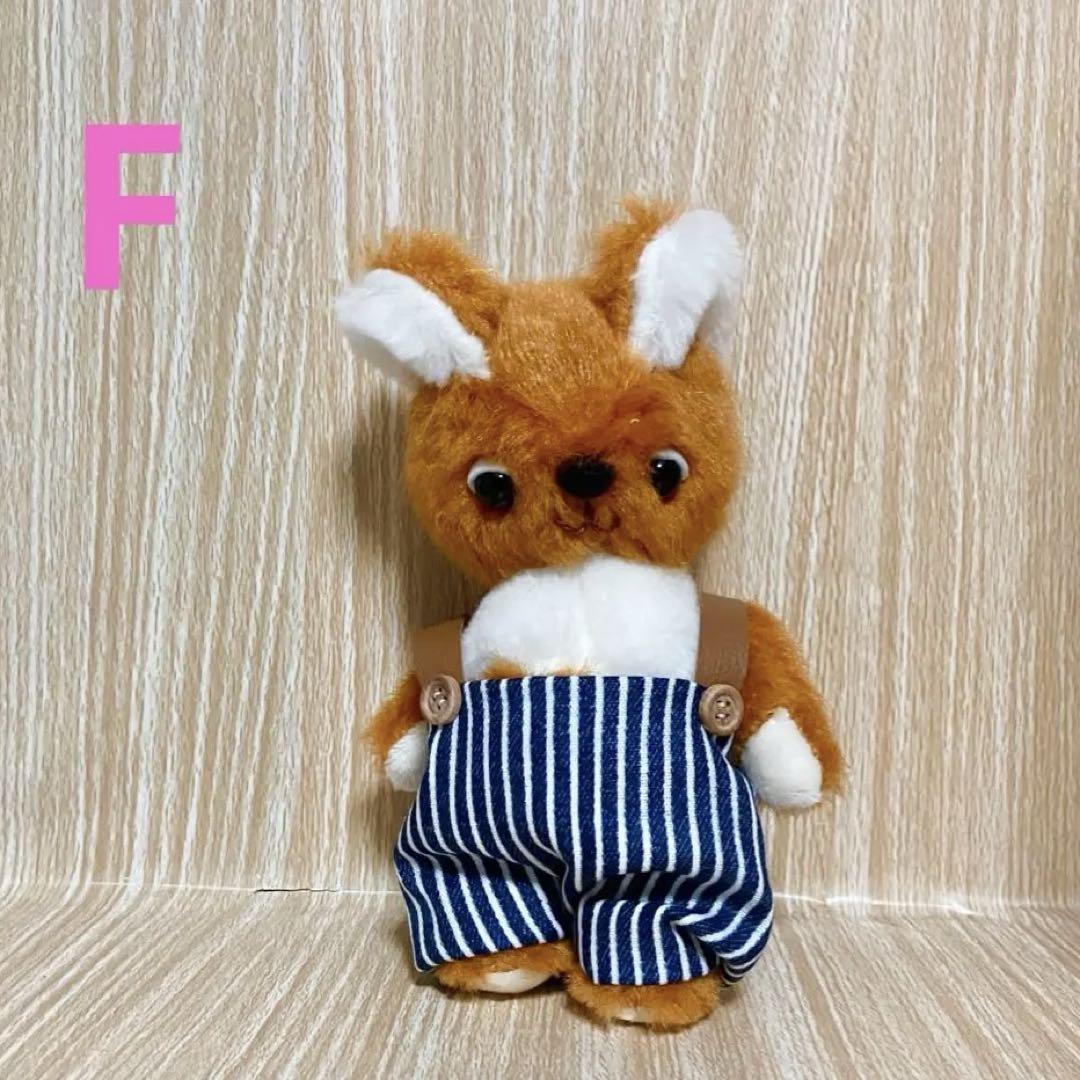 ハンドメイド　テディベア　ぬいぐるみ　F オレンジブラウン