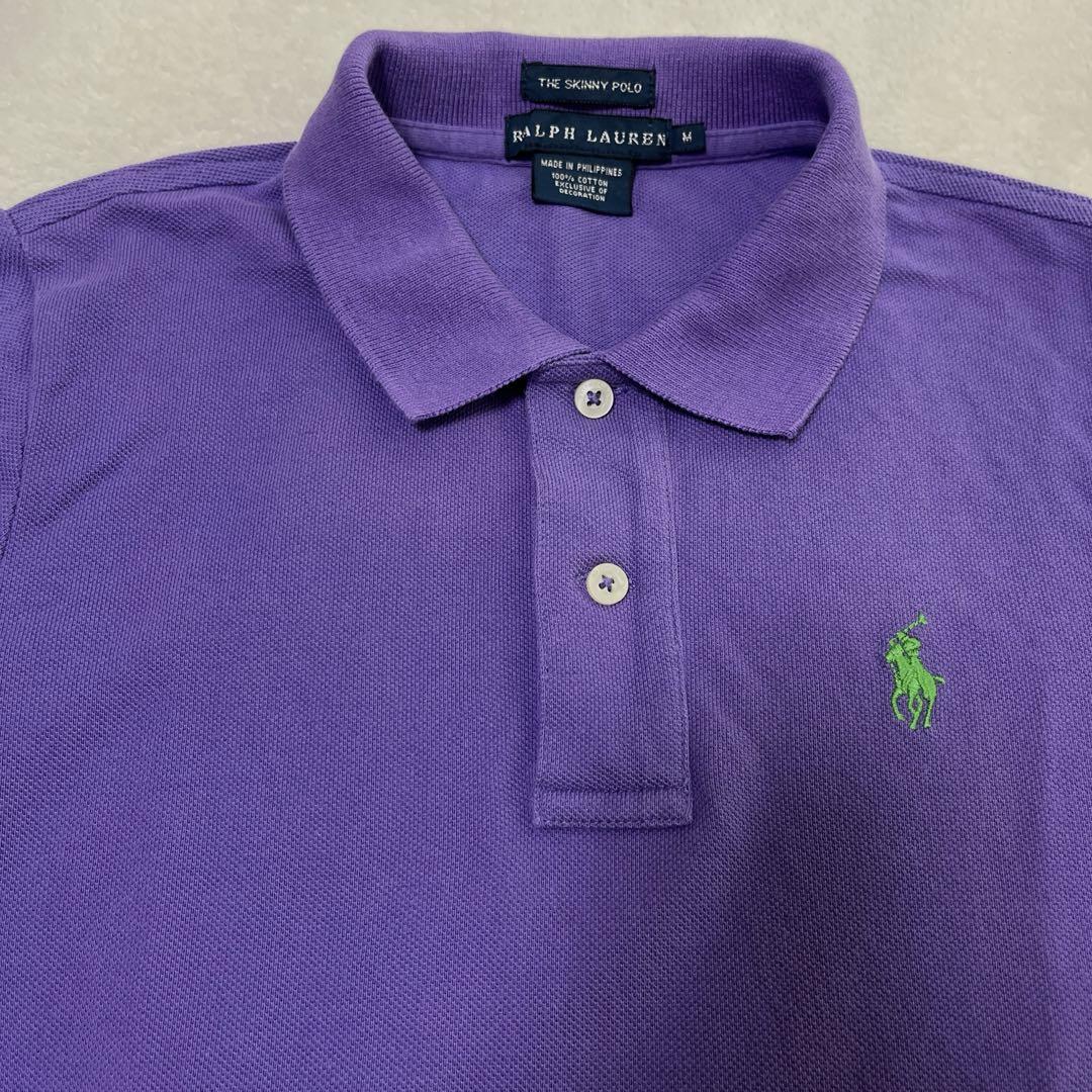 POLO RALPH LAUREN ラベンダー ポロシャツ 半袖 ラルフローレン ポロシャツ 半袖 コットン100% ブランド