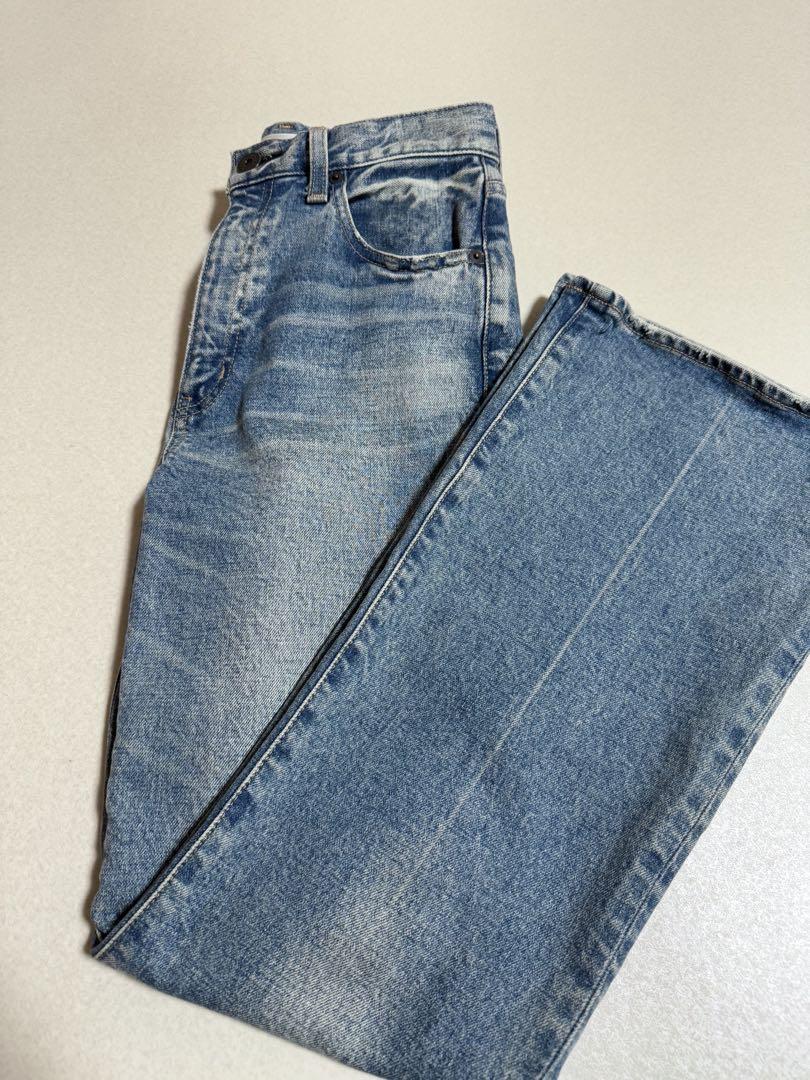 MOUSSY ハイウエスト フレアデニム