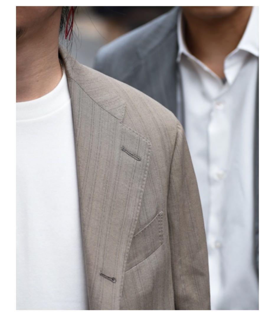 【8/20迄お得セットアップ割引/新品】MAATEE&SONS 撚杢ヘリンボーン