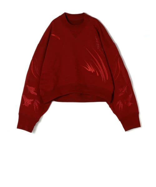 マメクロゴウチ 刺繍スウェットM マメ マメクロゴウチ