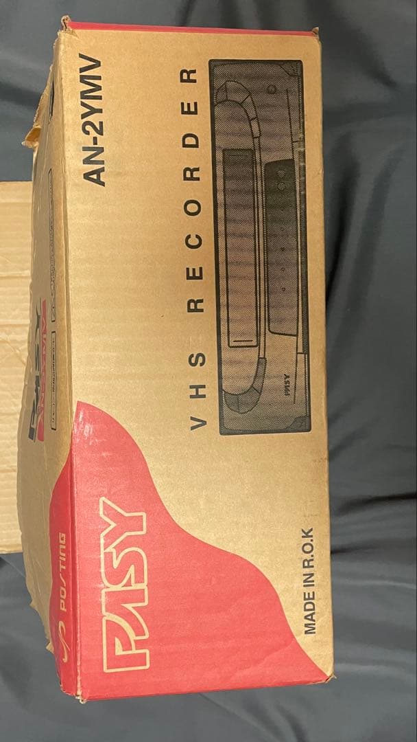 ビデオデッキ PASY AN-21MV VHSレコーダー