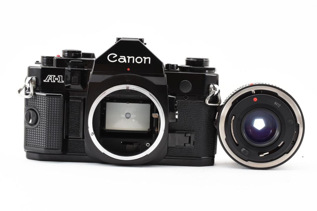 美品 Canon キヤノン AV-1 (シャッターOK 露出OK) NEW FD 50mm