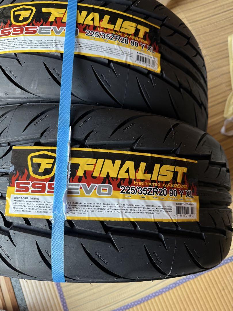 ぽんこつFINALIST 595EVO 225/35R20新品2本