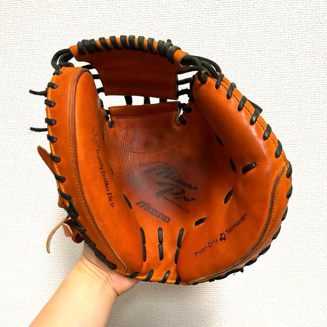 901 ミズノプロ 型抜群 即戦力 美品 硬式 キャッチャーミット 901 ミズノプロ 型抜群 即戦力 美品 硬式 キャッチャーミット