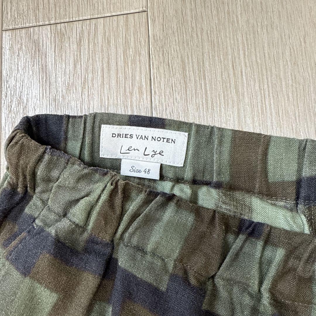【極美品】DRIES VAN NOTEN Len Lye メンズ ハーフパンツ