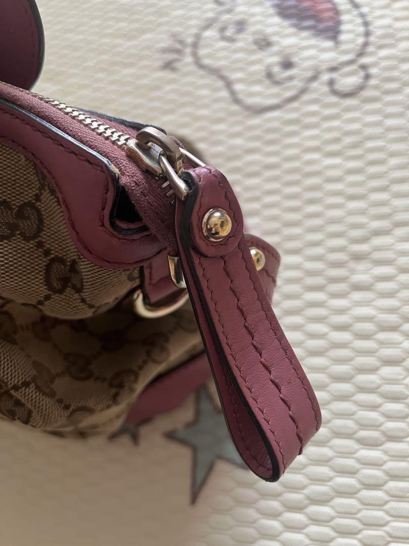 GUCCIグッチ スーキー 2wayハンドバッグ GGキャンバス レザー