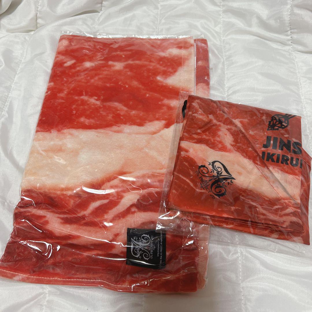 ALI PROJECT 美食肉食フェイスタオル、美食肉食エコバッグ