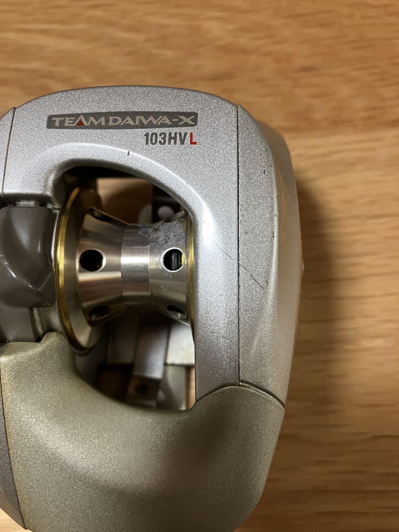 バス用ベイトリール　チームダイワX 103HVL MAGFORCEＶ　超美品 バス用ベイトリール チームダイワX 103HVL MAGFORSE V 初期