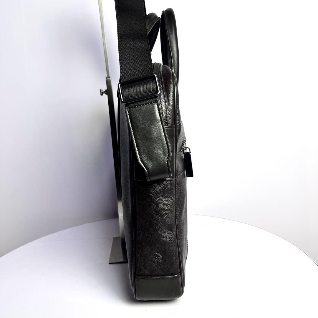 セール中⚡美品✨ダンヒル ウインザー 2way ビジネスバッグ ロゴ総柄