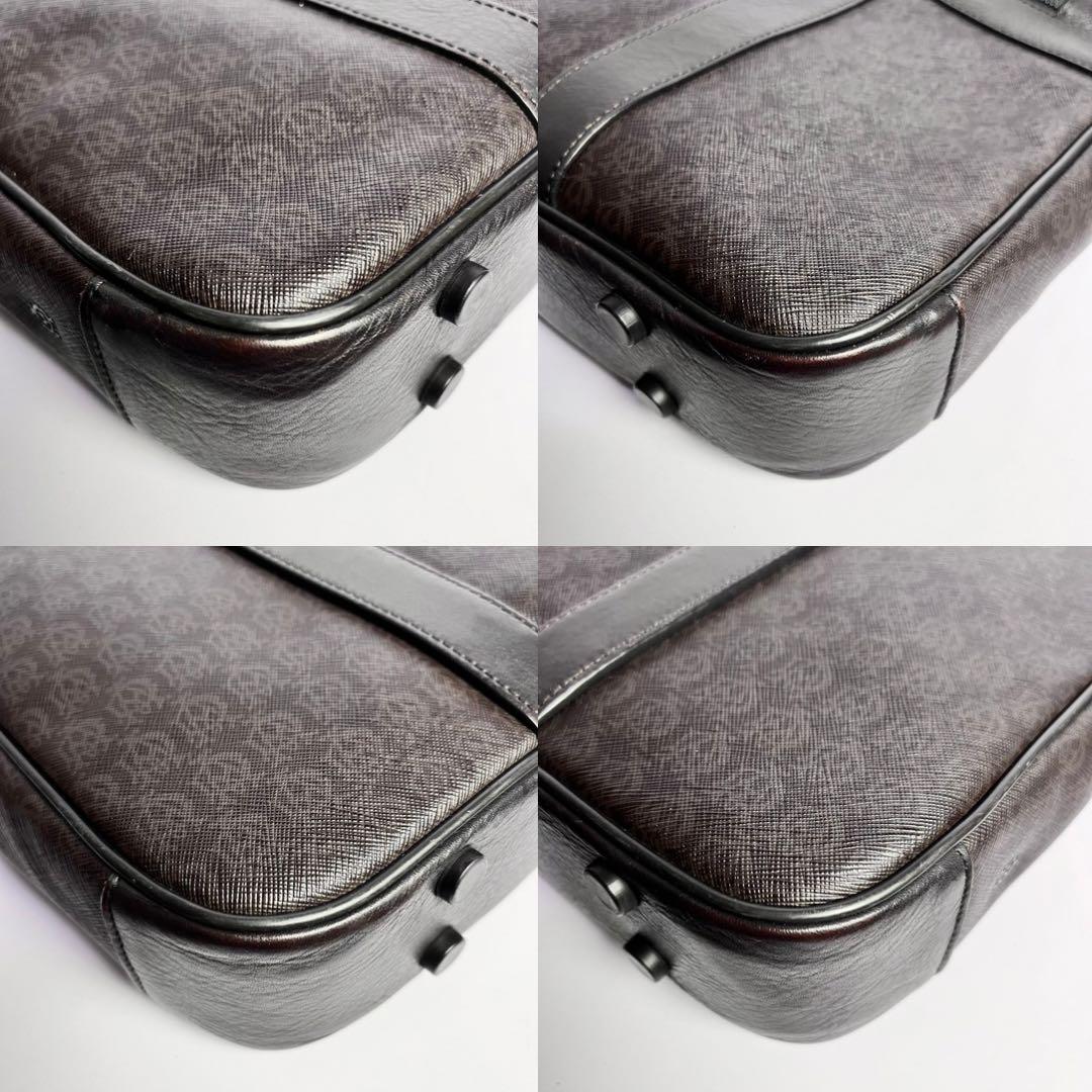 セール中⚡美品✨ダンヒル ウインザー 2way ビジネスバッグ ロゴ総柄