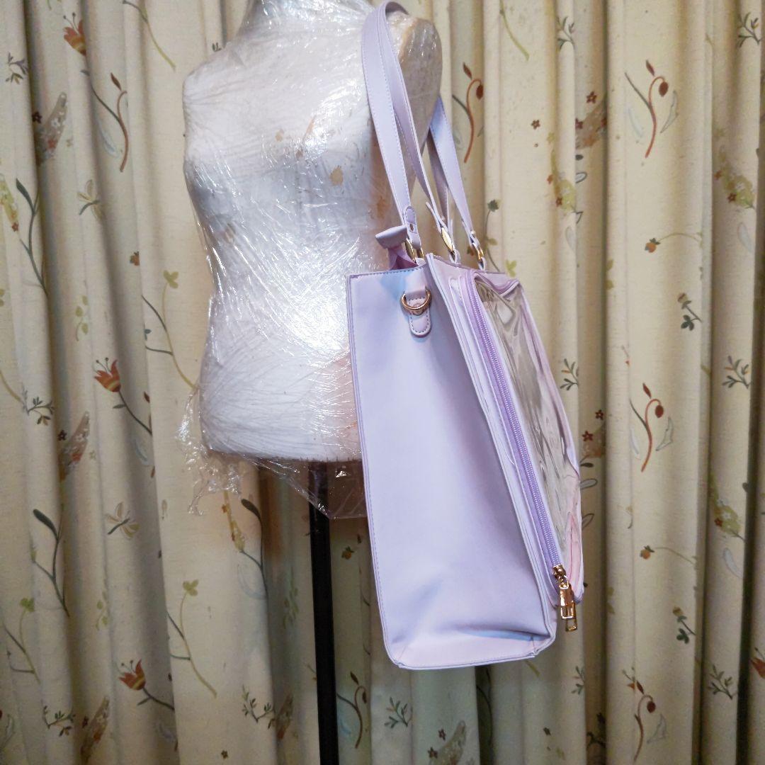 axes femme ハート刺繍推し活A3トート ショルダー痛バ ポ