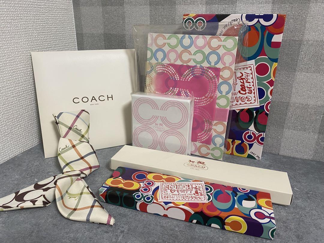 COACH　スカーフ　センス　ノート　鉛筆　セット