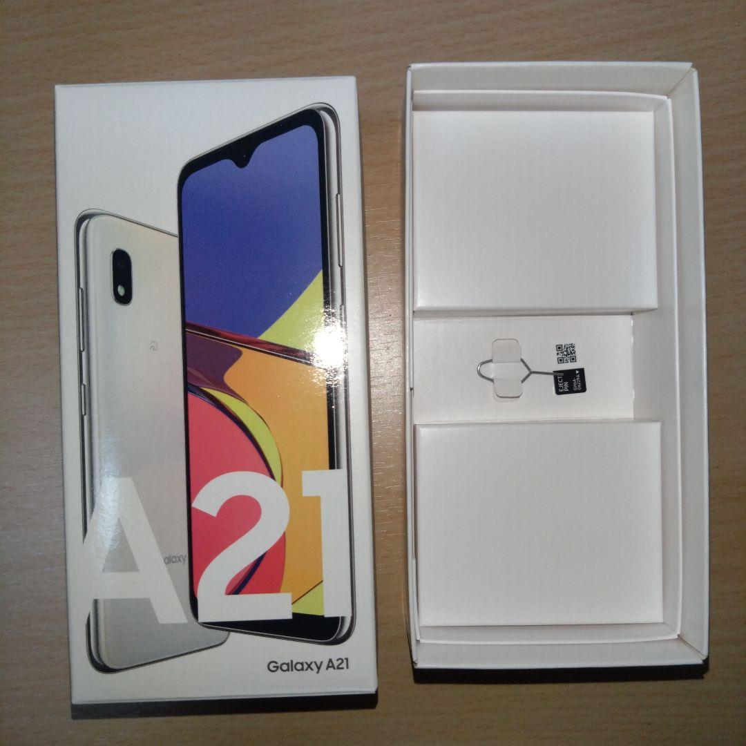 安い割引 Galaxy A21 au版 simフリー ホワイト スマートフォン本体