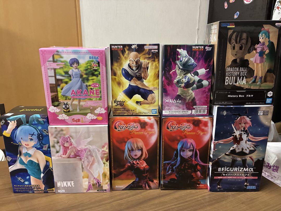 【新品未開封】プライズフィギュア9個セット　少年漫画・美少女系