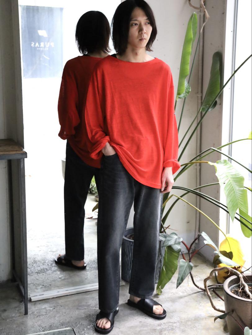 25ss OUTIL リネンバスクシャツ 新品 HIBISCUS