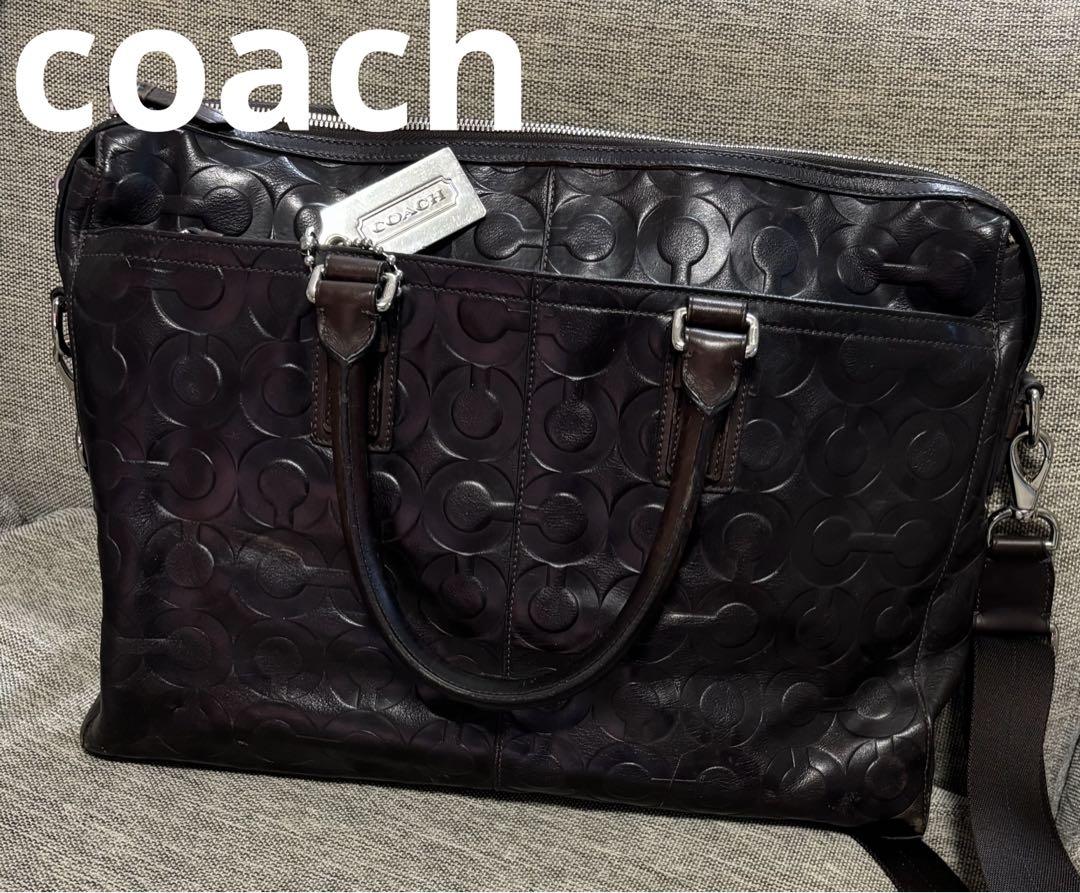 coachビジネスバッグバッグ