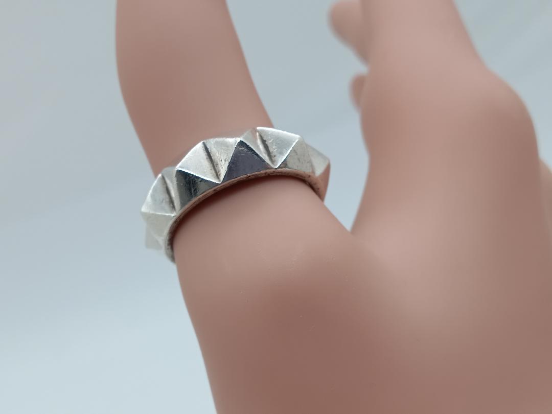 HYSTERIC GLAMOUR Silver　925　スタッズリング 指輪