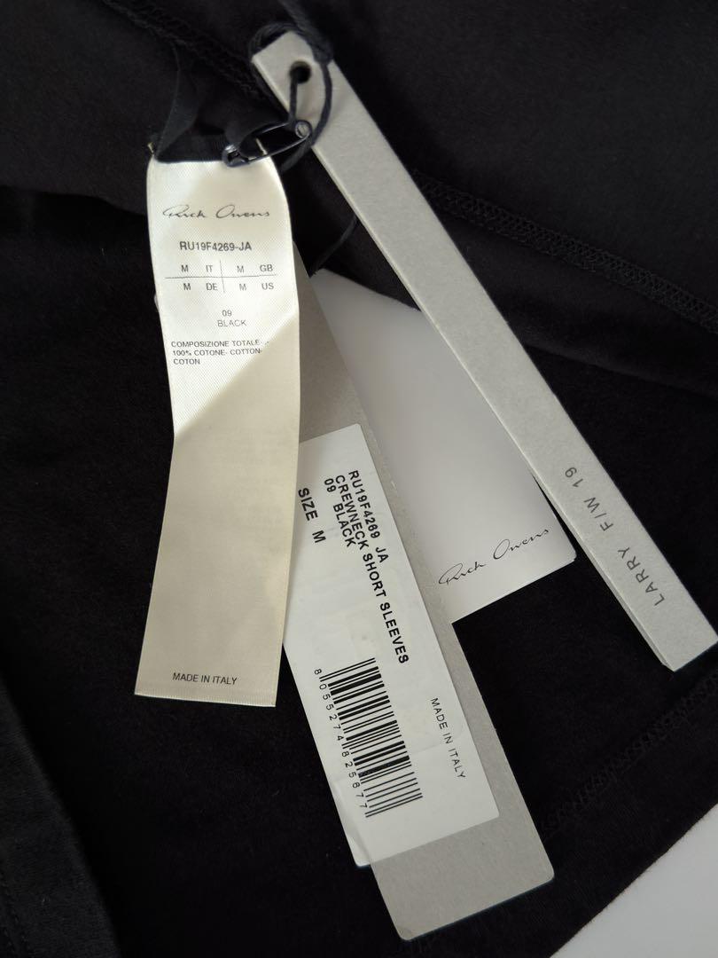 トップス RICK OWENS OVERSIZED TEE