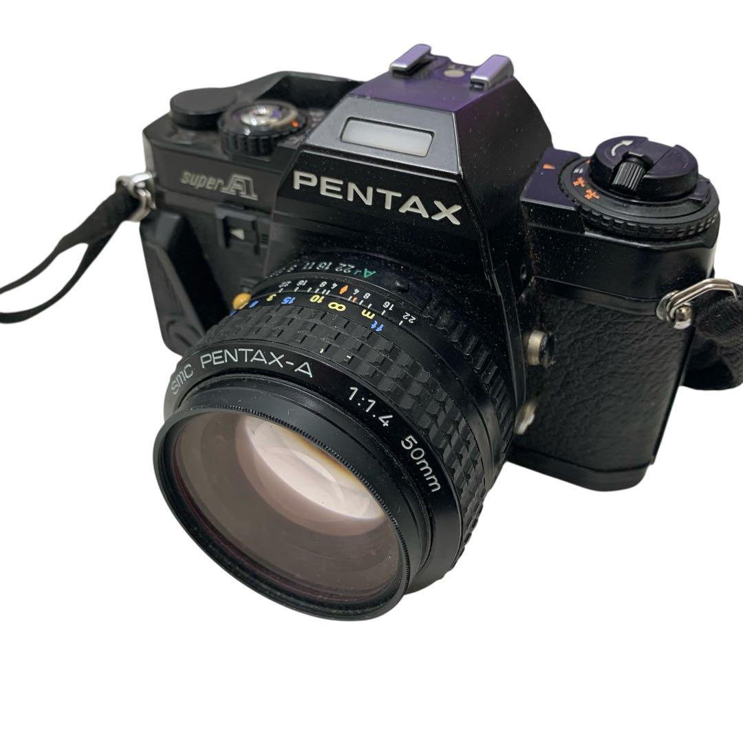 M14519 PENTAX super A 一眼レフカメラ 動作未確認品フィルムカメラ