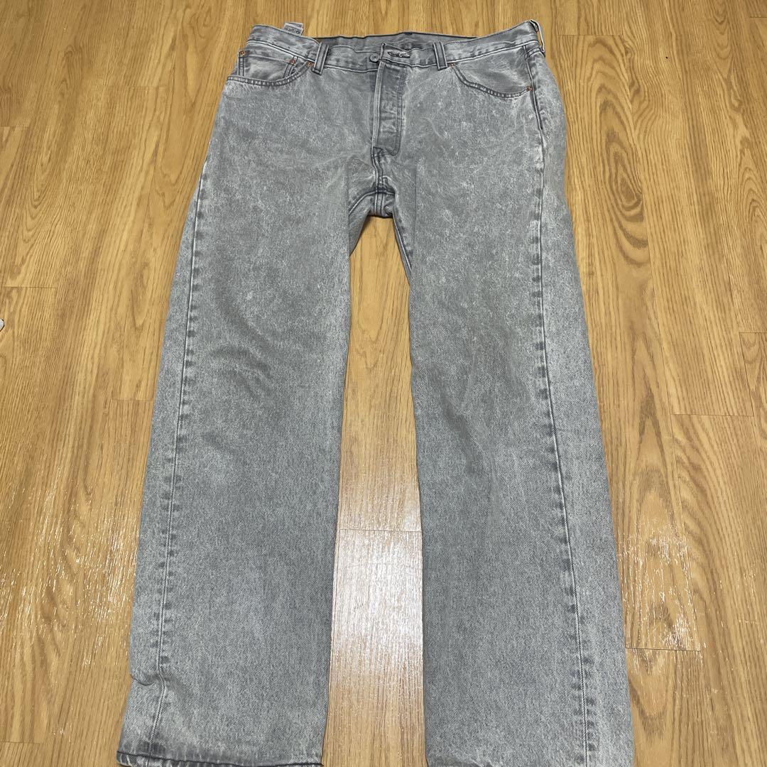 Levi's 501 グレー デニムジーンズ W34 L32