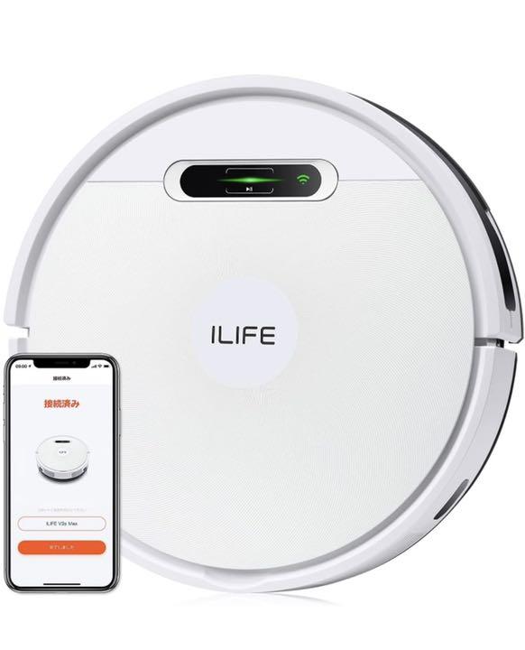 ILIFE アイライフ V3s Max ロボット掃除機 2000Pa 強力吸引