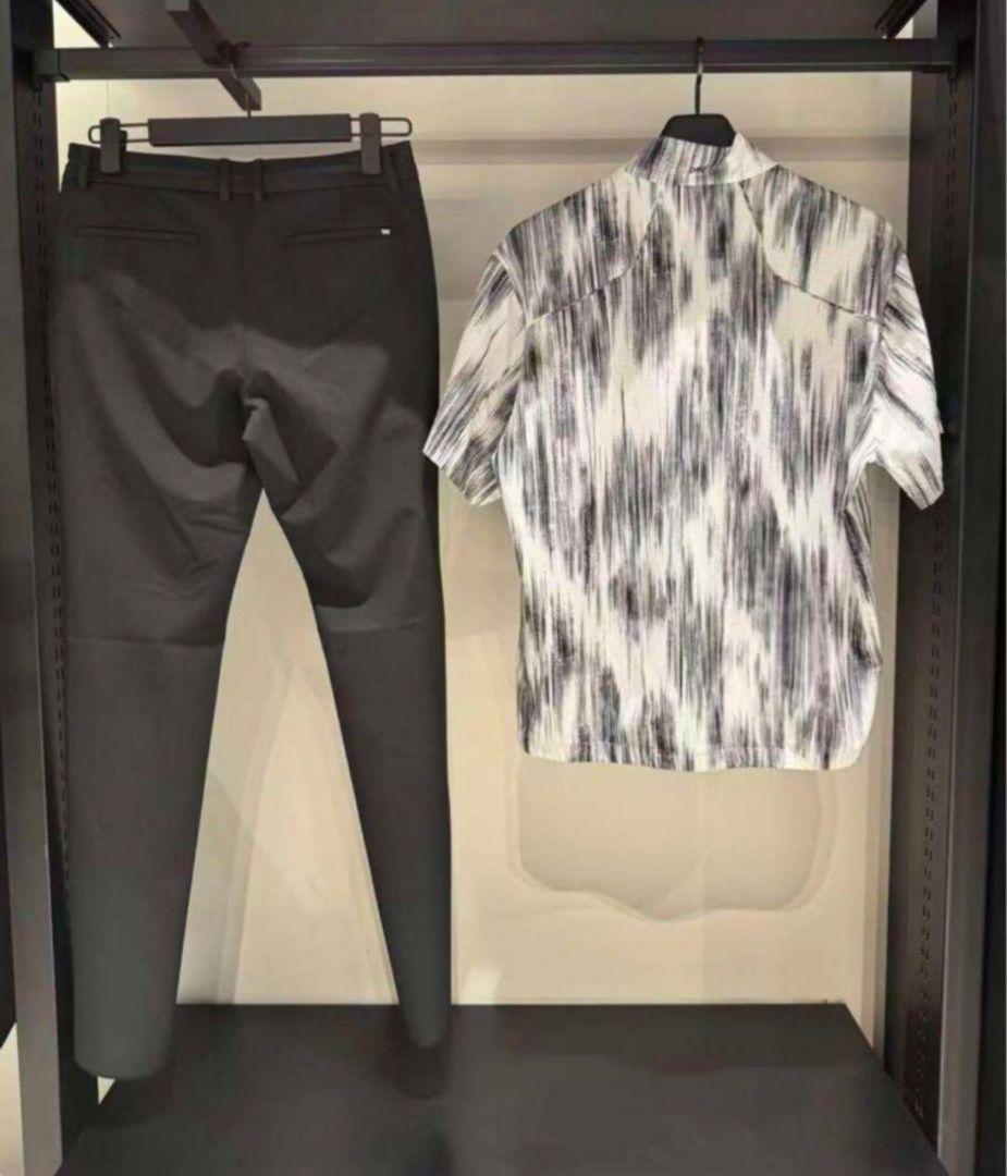 PXGゴルフメンズ ウェア トップス 半袖 ポロシャツ ハーフジップシャツ DRYストレッチ ハーフジップカットソー メンズ ポロシャツ 半袖