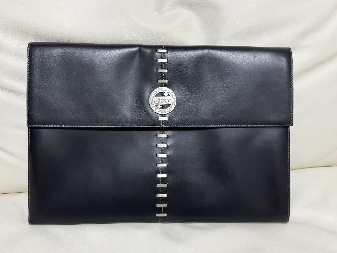 ☆美品☆ JPG クラッチバッグ　プラック 13,000円