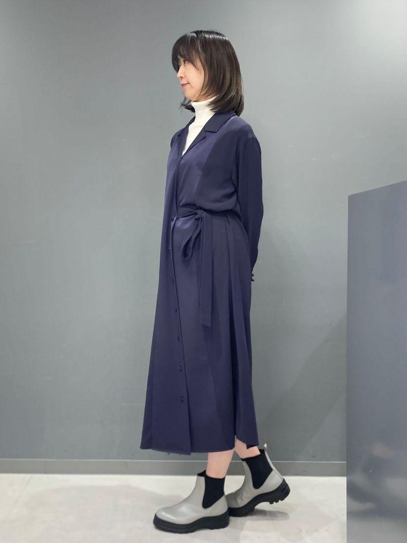 美品 Theory luxe ロングシャンワンピース