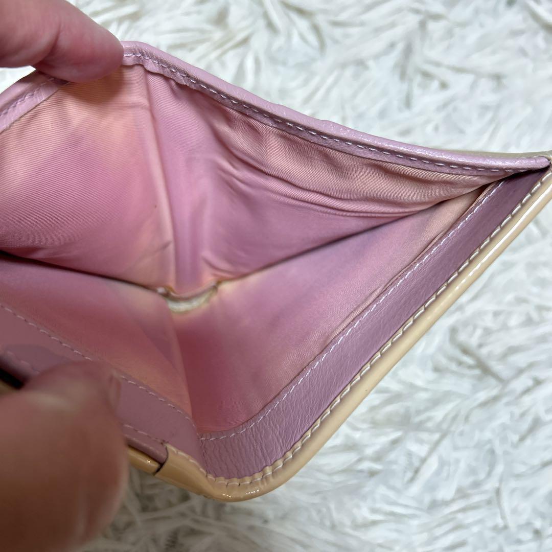 Christian Dior ディオール 折り財布 トロッター ラインストーン