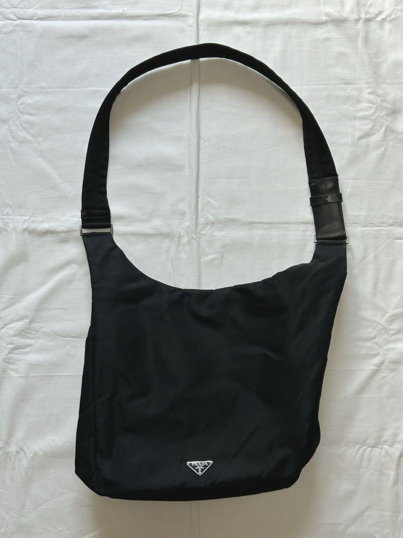 バッグ 90s prada nylon shoulder bag BLACK