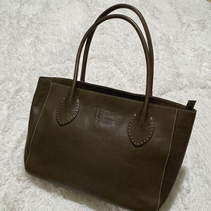 100%新品 美品 ダークブラウン ポーチ パスケース付 Ttpzg-m87452446797 A4収納 ゲンテン トートバッグ 超歓迎定番