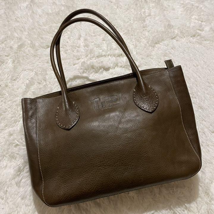 100%新品 美品 ダークブラウン ポーチ パスケース付 Ttpzg-m87452446797 A4収納 ゲンテン トートバッグ 超歓迎定番