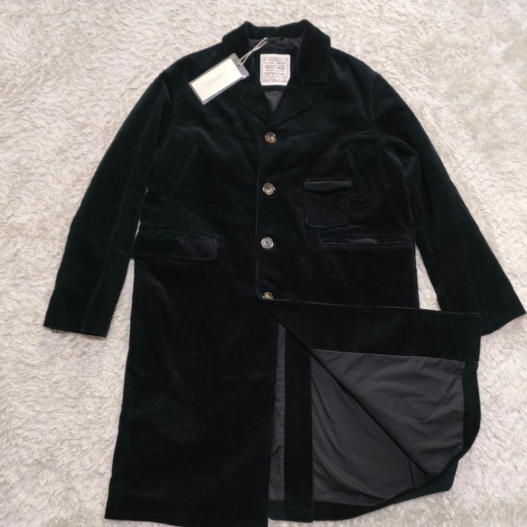 Karaku　カラク　アメカジ　レトロ コーデュロイコート　ロング　黒　新品