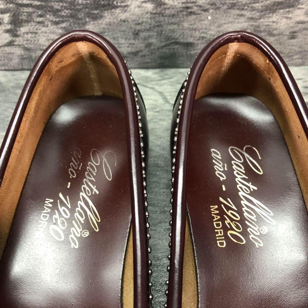 美品✨カステラーノ【37】メットビットシューズ タッセル スタッズ メダリオン 美品✨カステラーノ【37】メットビットシューズ タッセル