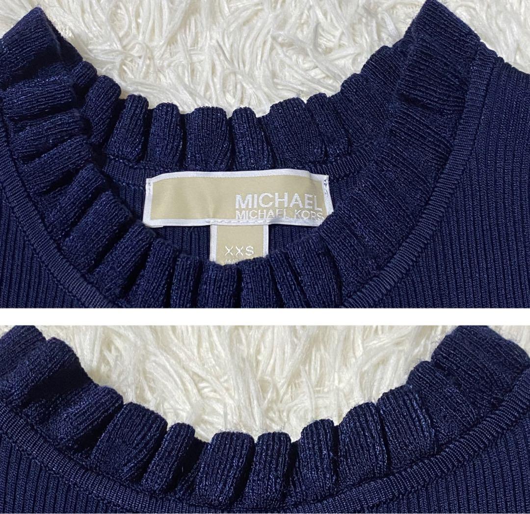 【レビューで送料無料】 ニット KORS MICHAEL ワンピース XXS マキシ ノースリーブ ワンピース
