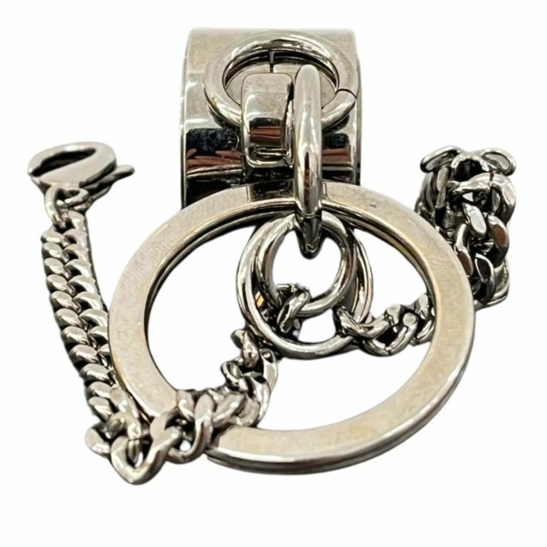 美品 クリスチャンルブタン 3185068 ホイッスル チャーム シルバー GP 美品 クリスチャンルブタン 3185068 ホイッスル チャーム シルバー GP