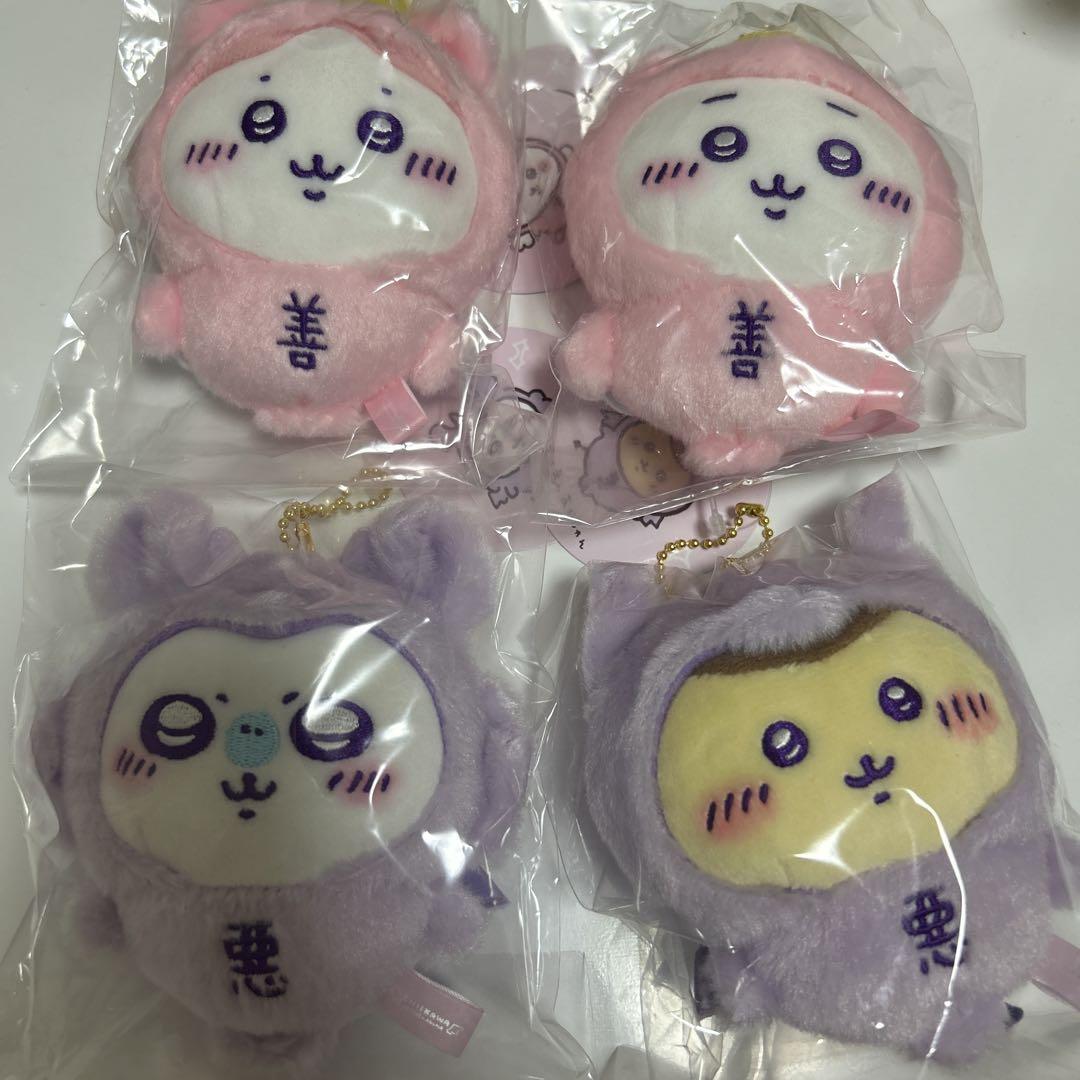 ちいかわ てんし あくま あかちゃん マスコット 4点セット