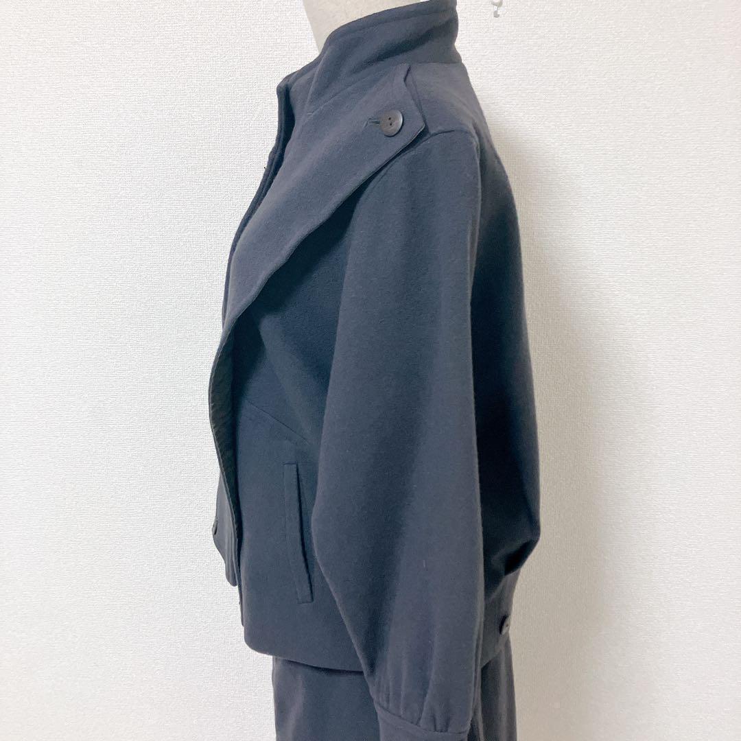 【高級美品】レリアン ウール変形ナポレオンジャケットセットアップ ママスーツ